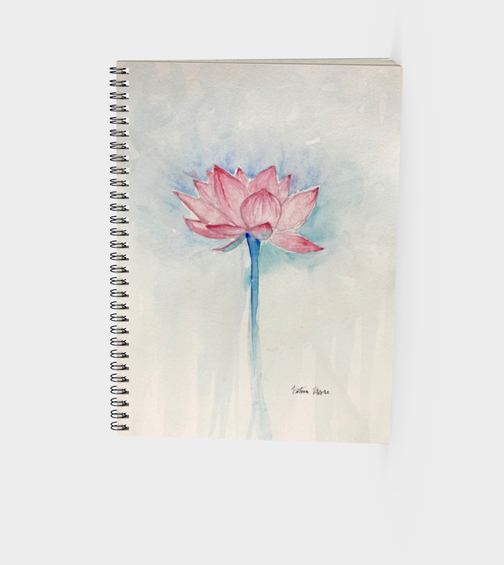 Lotus Spiral Notebook/Sketchbook