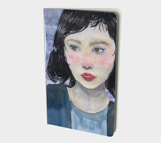 Girl's Face Bound Notebook